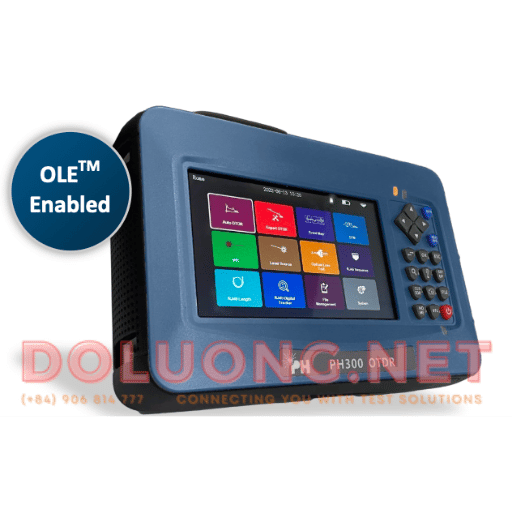 otdr ph300 series | otdr 5″ touchscreen – Độ nhạy cao – hỗ trợ live fiber & ole™ analysis