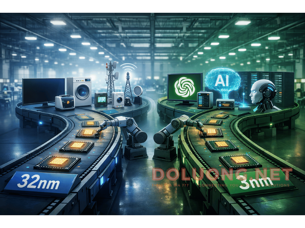 Vì sao Việt Nam bắt đầu từ 32nm – và chip 3nm thực sự dùng để làm gì?